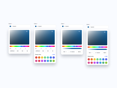 Color Picker - Component color color picker color picker component colors design design system figma graphic design hex picker rbg ui ui component