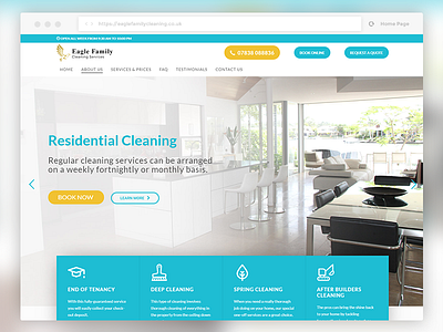 House Cleaning Services - WordPress Web Design