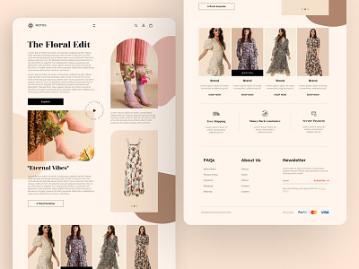 Fashion Store - Edit Page UI branding ui