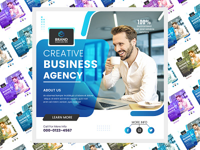 Social Media Corporate Marketing Instagram Post Banner Template