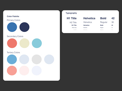 Color Pallete & Typography branding dailyui design ux web
