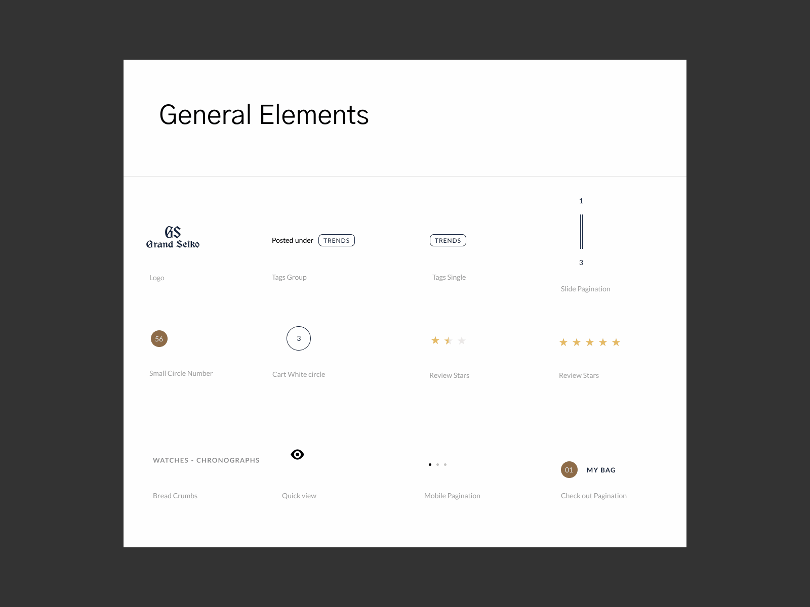 Grand Seiko Design System