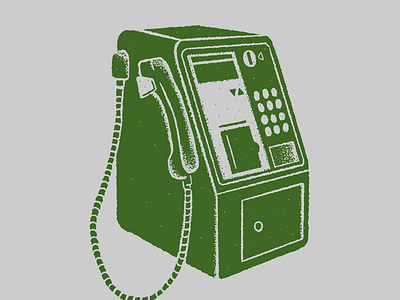 payphone color design graphic design illustration vector