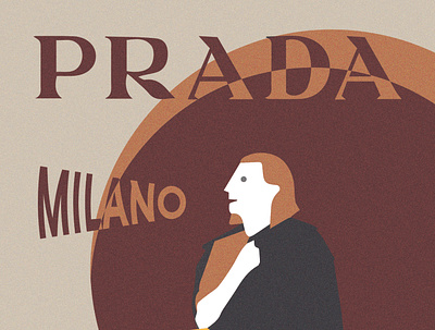 Prada design futurism illustration prada