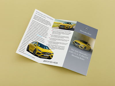 Flyer design Mercedes AMG