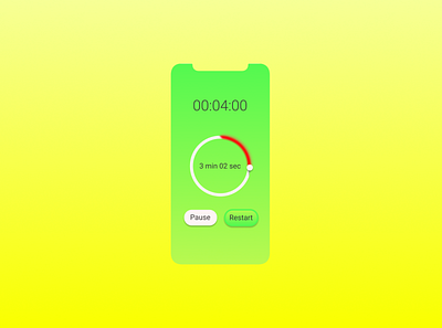 Daily UI #014 - Countdown Timer app countdown countdowntimer daily challange daily ui challenge dailyui design minimal timer ui uiux ux uxui design