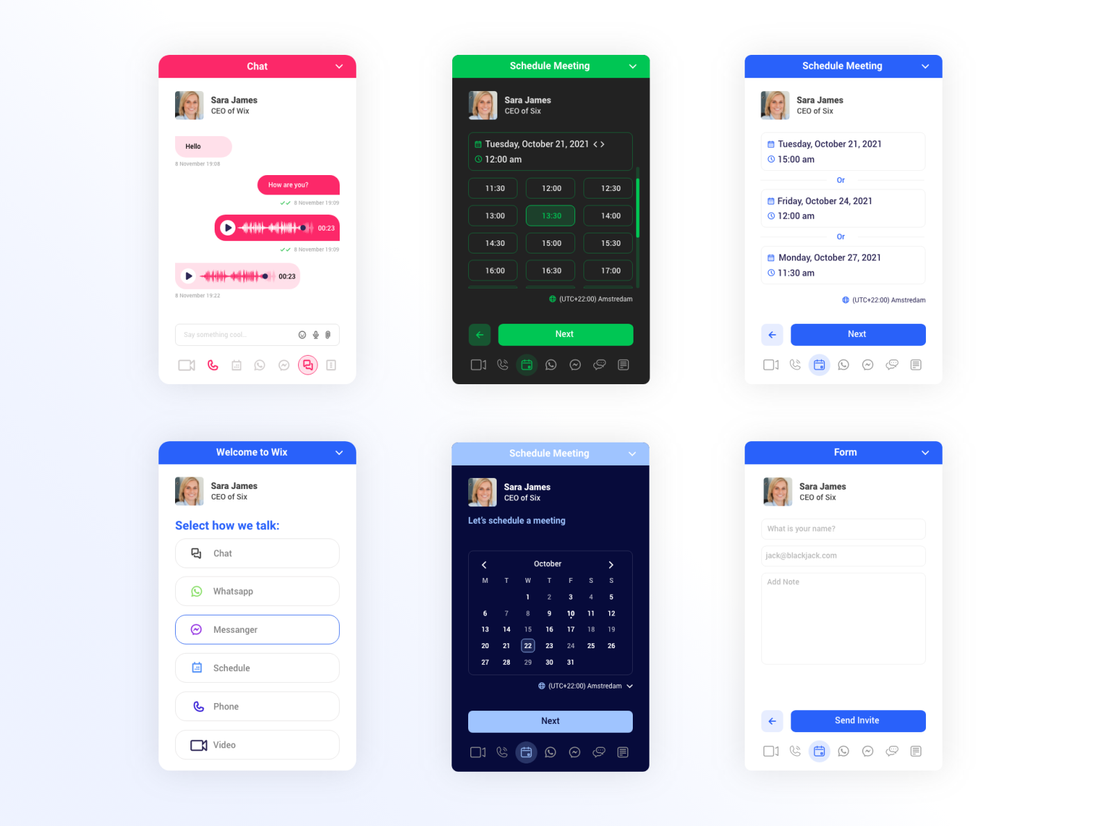 Consolto Widget by Jacky Varsano on Dribbble