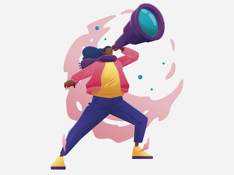 Vision - Illustration by Pixel True on Dribbble