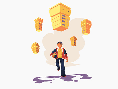 Web Hosting - Illustration