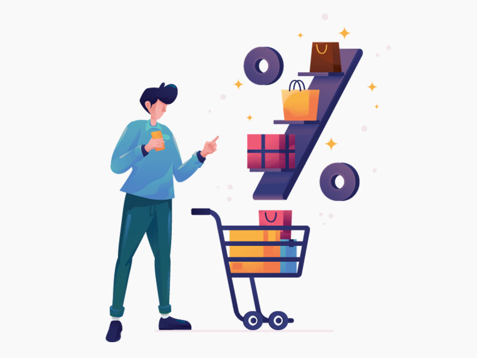 Discount Illustration By Pixel True On Dribbble Discount Illustration By Pixel True On Dribbble