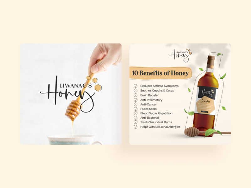 Liwanag's Honey branding design graphic design graphics logo