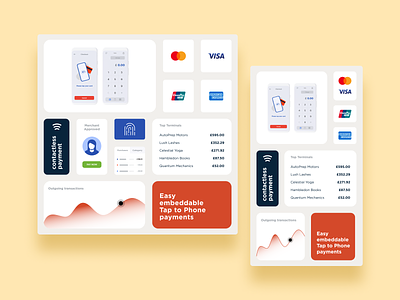 Tap to Phone payments design illustration ui