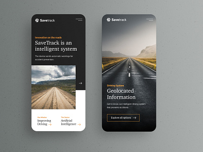 Savetrack - Mobile Experience Design brand design brand identity branding branding design graphic design mobile mobile design ux web design website design
