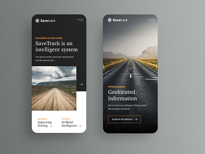 Savetrack - Mobile Experience Design