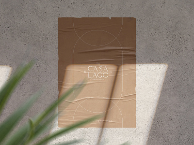 The Casa Lago | Brand Identity brand brand design brand identity branding branding design graphic design logo concept logo design logos logotype minimalist design poster art
