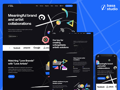 Responsive website design | dark theme agency website blacktheme branding dark theme design desktop homepagedesign illustration landing page design mobile responsive ui ux