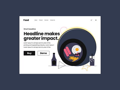 food ui design design leanding page ui ui design ui ux ux ux design web