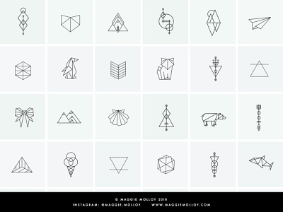 101 Geometric Logo Elements branding icon illustration logo