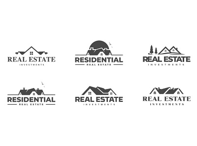 Best Real Estate Logo Bundle Set branding design icon logo