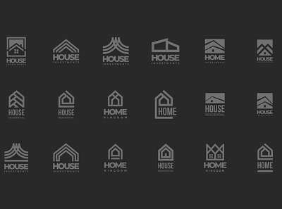 Best Real Estate Logo Bundle Set branding design icon logo