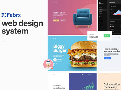 Fabrx Super Bundle app branding design leanding page ui ux web