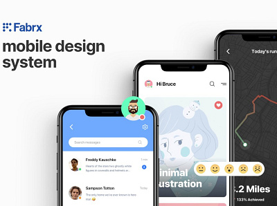 Fabrx Super Bundle branding design leanding page ui ux web