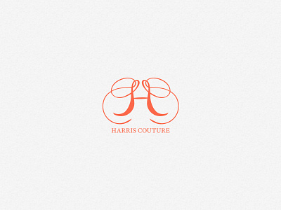 Harris Couture brand branding fashion h logo logotype mark symbol