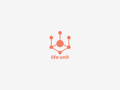 Life Unit brand chemistry circle cube identity jony design lifeunit logo mark minimal symbol