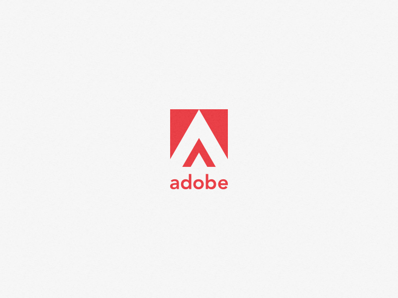 Adobe Logo Redesign by Jony on Dribbble