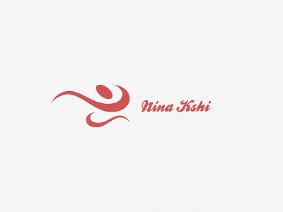 Nina Kshi brand dance design icon jony logo logofolio logotype mark script symbol type