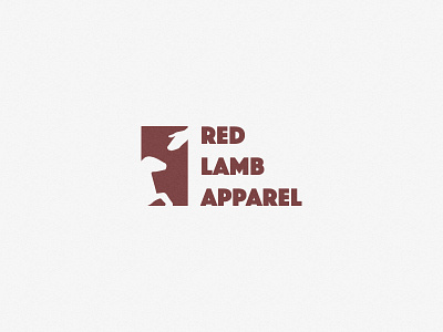 Red Lamb brand branding icon identity lamb logo logofolio logotype mark square logo symbol