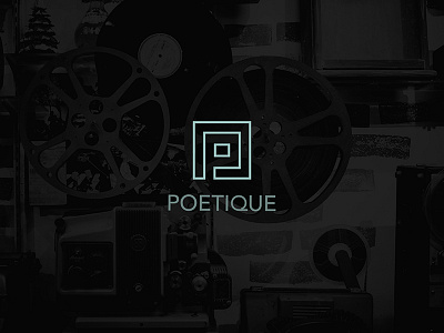 Poetique brand branding icon identity logo logofolio mark minimal p poetique symbol