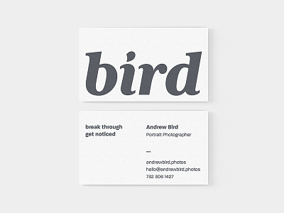 Bird Business Card