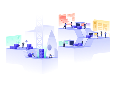 Web Development Illustration for UnicornBox