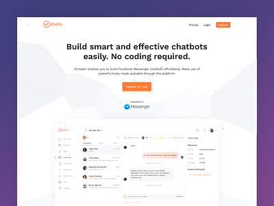 Elchatto Landing Page