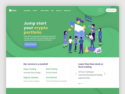 Set of the illustrations for Crypto Trading Platform bitcoin character concept corporate crypto design flat homepage icon illustration illustrator infographic money platform playful trading ui vector web website