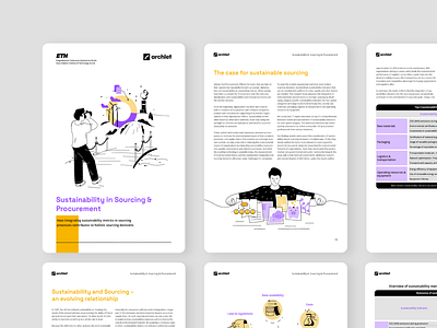 Economy White Paper layout with illustrations / infographics branding business character concept data analytics finance flat graphic design icon illustration infographic logo minimal presentation product report sustainability ui vector white paper