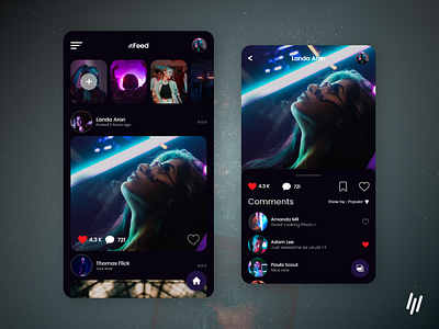 Social Media App Design Concept