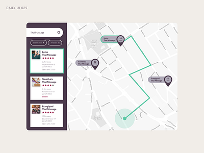 Daily UI 029 - Map daily ui daily ui 029 daily ui 29 dailyui design map ui ux