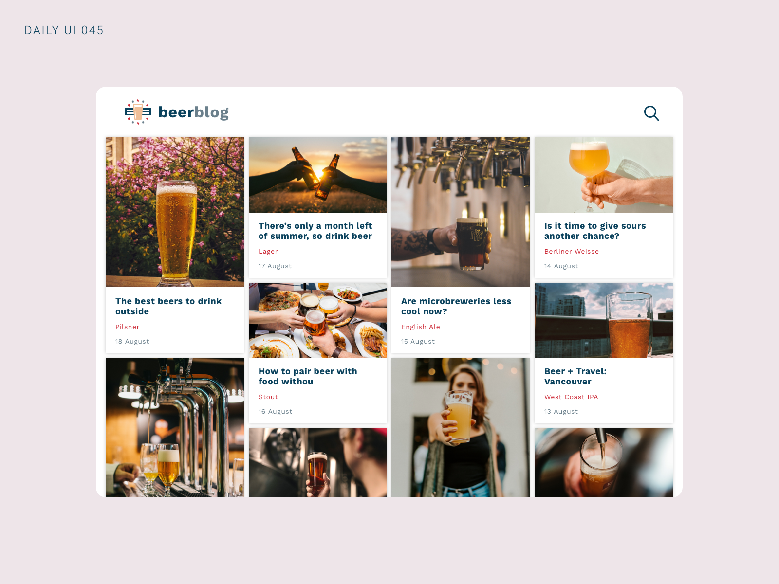 Daily UI 045 - Info Card by Jonathan Fox on Dribbble