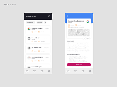 Daily UI 050 - Job Listing