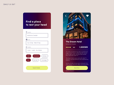 Daily UI 067 - Hotel Booking