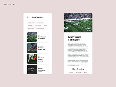 Daily UI 069 - Trending daily ui daily ui 069 daily ui 69 dailyui trending