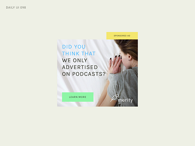 Daily UI 098 - Advertisement