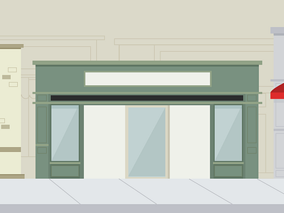 Store Fronts grocery store illustrations shops sidewalk store