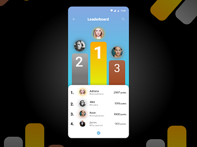 Leaderboards - Daily UI 019