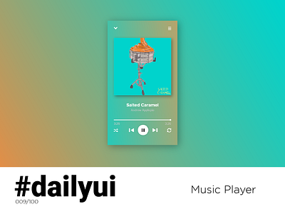 Music Player - Daily UI #009 009 adobe xd app daily daily ui dailyui design interface mobile music music player musicplayer player ui ui design uidesign ux web