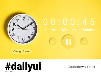 Countdown Timer - Daily UI #014