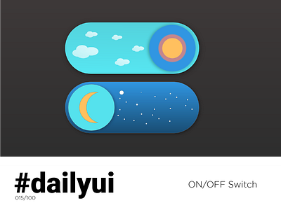 On/off Switch - Daily UI #015 015 adobe xd app challenge daily daily 100 daily ui dailyui design interface mobile on off switch ui ui design ux web