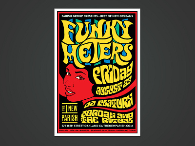 Funky Meters Poster – The New Parish